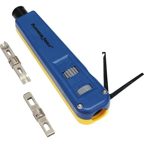 Platinum Tools 13309C PT Punchdown Tool with NeverDull 110/66 Style Combo Blade