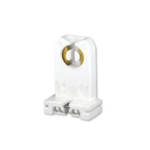 Leviton 13358-N Fluorescent Lampholder Pedestal Base, Captive Nut, 660W-600V, White