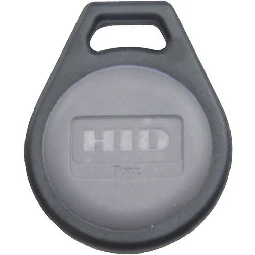 HID 1346LNSMN-PK50-110315 HID 1346LNSMN-110315 ProxKey III 1346 Key Fob, Programmed, Matching Numbers, 50-Pack, Black with Grey Insert