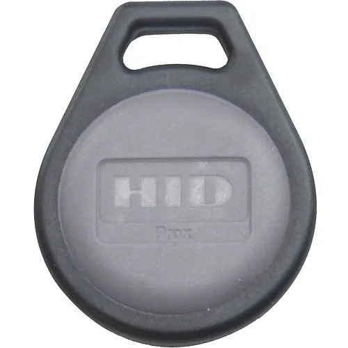 HID 1346LNSMN ProxKey III 1346 Key Fob, Programmed, Sequential Matching Inkjetted Numbers, Black with Grey Insert
