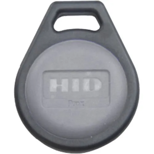 HID 1346LNSSN ProxKey III 1346 Key Fob, Programmed, Sequential Non-Matching Inkjetted Numbers, Black with Gray Insert
