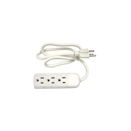 Primex 135-0086 3-Outlet AC Power-Strip with 34" Cord