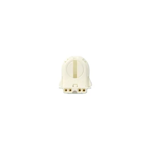 Leviton 13652-WNP Standard Fluorescent Lampholder, Medium Base, T8 Only Bi-Pin, White