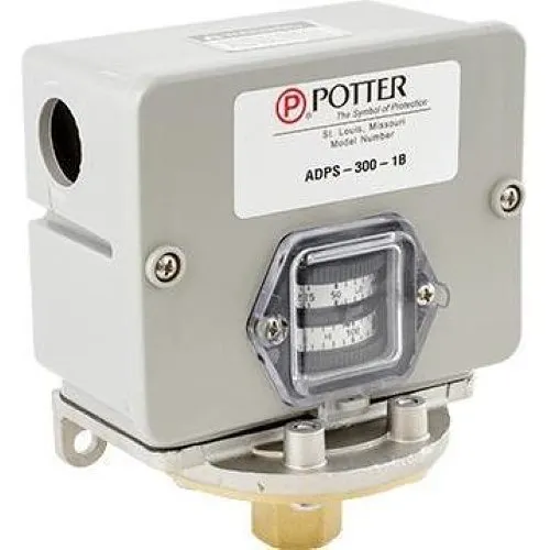 Potter 1370010 ADPS-300-1B Pressure Regulator, 25-300 PSI, Brass