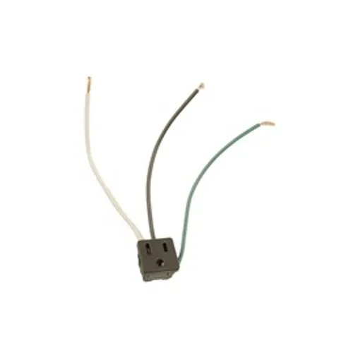 Leviton 1374-1 Snap-In Receptacle, 15A, 125V