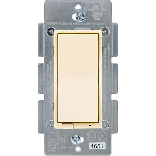 Jasco 13945 Interchangeable Paddle For Z-Wave Switches, Dimmers & Fan Controls (GE, Honeywell & Enbrighten Compatible), Ivory