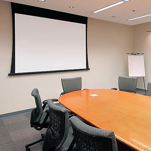 Draper 140036U Access FIT V 109" Electric Projection Screen with Low Voltage Motor, HDTV, Matt White