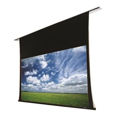 Draper 140039TD Access V Electric Projection Screen, 110V, TecVision XH700X Premium Contrast Grey, 137"
