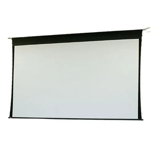 Draper 140039TPU Access V Electric Projection Screen with TecVision XH1200X Premium Contrast Surface, 137" Diagonal, Low Voltage, Grey