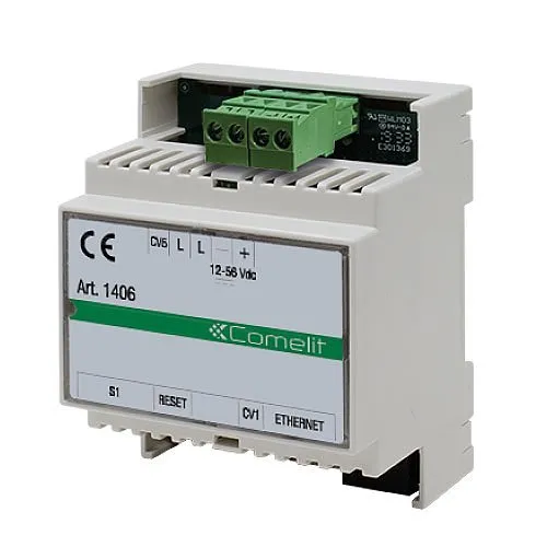 Comelit 1406 SB2 Multi-User Call forwarding Module, 12-56V DC Input, L-L Terminals