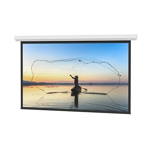 Da-Lite 14429 Designer Contour Electrol Electric Projection Screen, Ceiling / Wall Mounted, 16:9 HDTV, Matte White Non Tensioned, Battery, 110" Screen, TAA Compliant