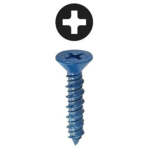Dottie 14P214 Anchor, 1/4" 2-1/4" Phillips Flat Head Concrete Scre