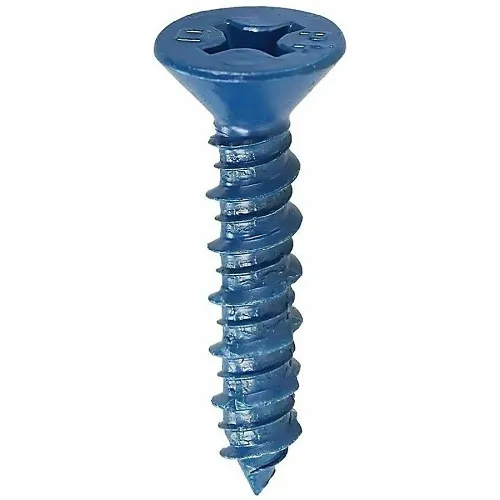 Dottie 14P334 Anchor, 1/4" 3-3/4" Phillips Flat Head Concrete Scre