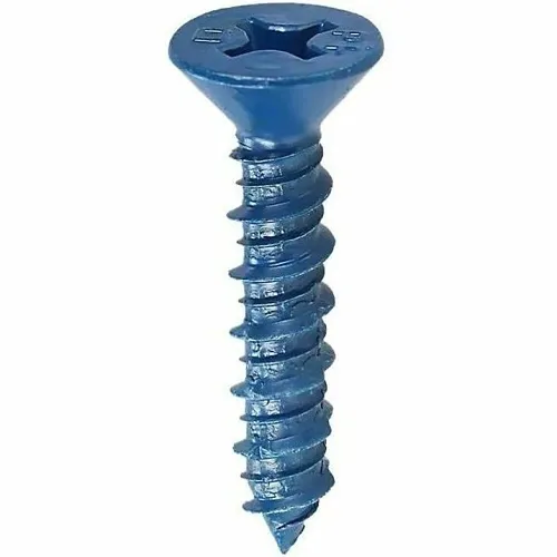 Dottie 14P400 Anchor, 1/4" 4" Phillips Flat Head Concrete Screw An
