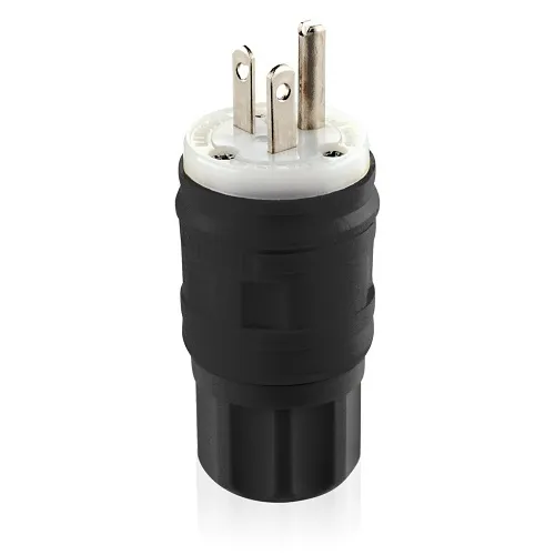 Leviton 14W33-B Power Plug, EB Wetguard Plug 2PO 3WI 5-20 20A 125V