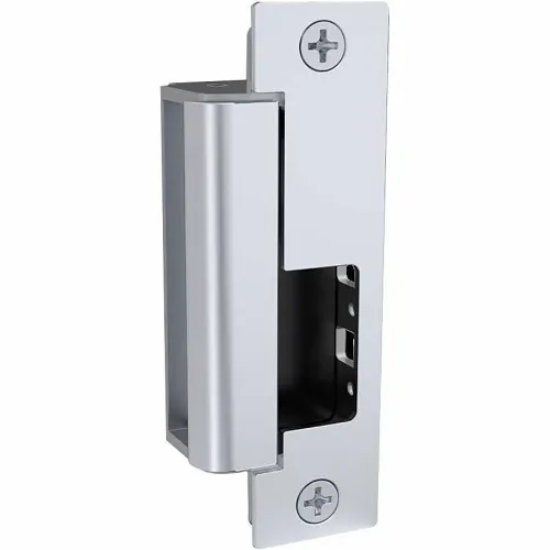 HES 1500C-605-LM 1500 Series Complete Pac Electric Strike with 1LB Faceplate Kit for Latchbolts, Lock Monitor, Bright Brass