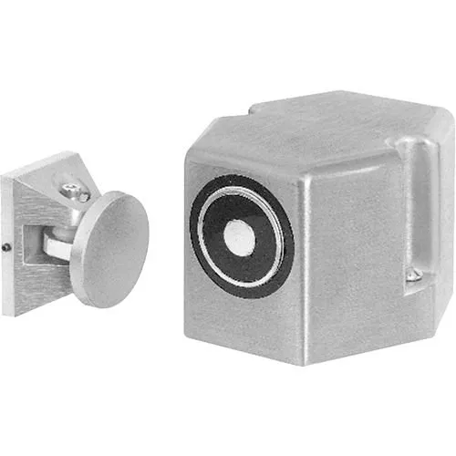 Edwards Signaling 1500 Series Electromagnetic Door Holder Floor Mount, Single Door, 24V AC/DC; 120V AC