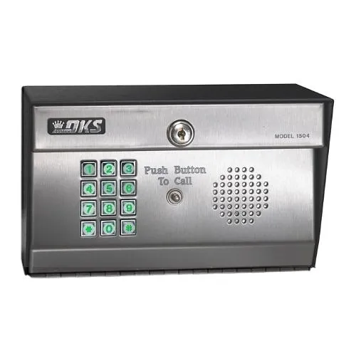 Doorking 1504-120 Surface Mount with Intercom Substation Wiegand Output
