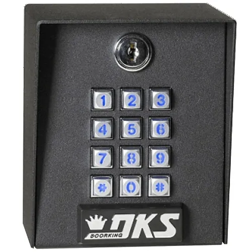 DoorKing 1515-080 Digital Surface Mount Keypad, 400 Codes 4 or 5 Digit, Android NFC Programable