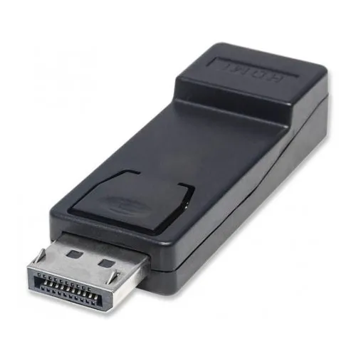 Manhattan 151993 Passive DisplayPort to HDMI Adapter, M-F, Dongle Adapter, 1080p at 60Hz, Black