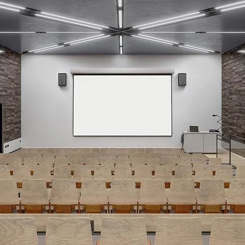 Draper 152101 165" Acumen XL Electric Below-the-Ceiling Projection Screen, HDTV, Matte White