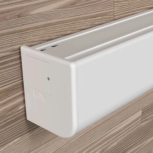 Draper 152101 Acumen XL E 165" Electric Below-the-Ceiling Projection Screen, HDTV and 16:10 Formats, Matte White XT1000E Surface, White Powder Coat Aluminum Case