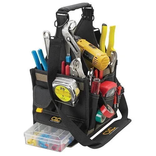 Dottie 1526 Tool Bag, 25 Pocket 8" Electrical Maintenance Tool Carrier