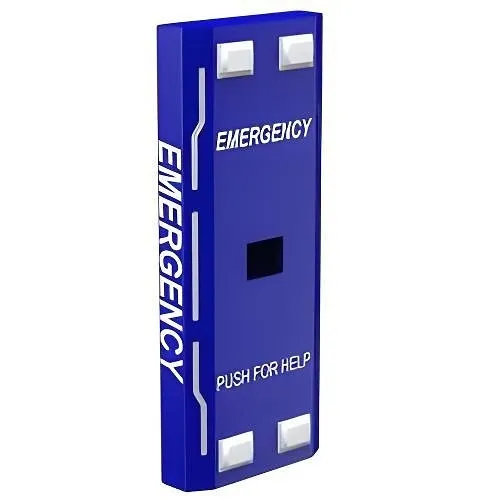 Pedestal Pro 156STA-VERK-02-ALU PRO Emergency Wall Station, Aluminum, Blue
