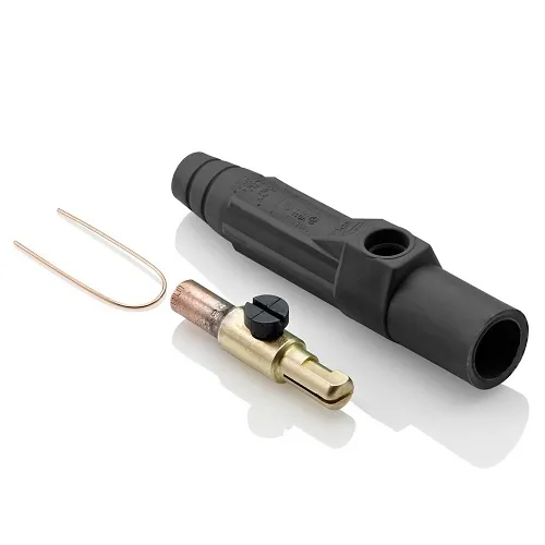 Leviton 15D23-UE EB Male Detachable Plug Tap Nose Crimped #8-4 CRI