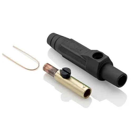 Leviton 15D24-UE Female Detachable, 8-4AWG, Crimp Tube Termination, Black