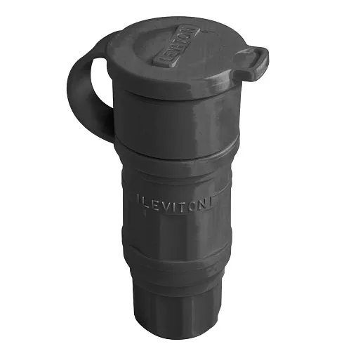 Leviton 15W33-B Eaton Wetguard Connector, 2-Pole, 3-Wire, 5-20R, 20A, 125V
