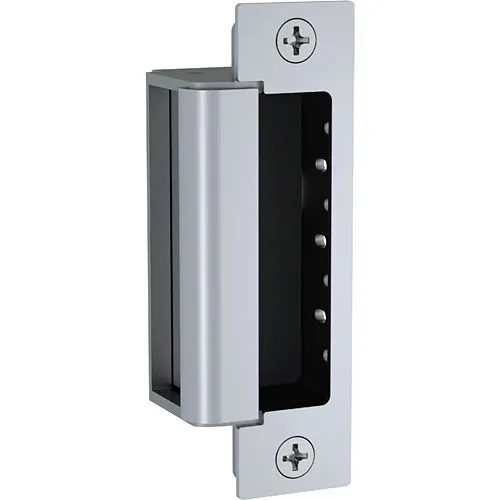 HES 1600-CLB-630 1600 Series Complete Electric Strike for Latchbolt Locks with 1LB Faceplate Kit, Satin Stainless Steel