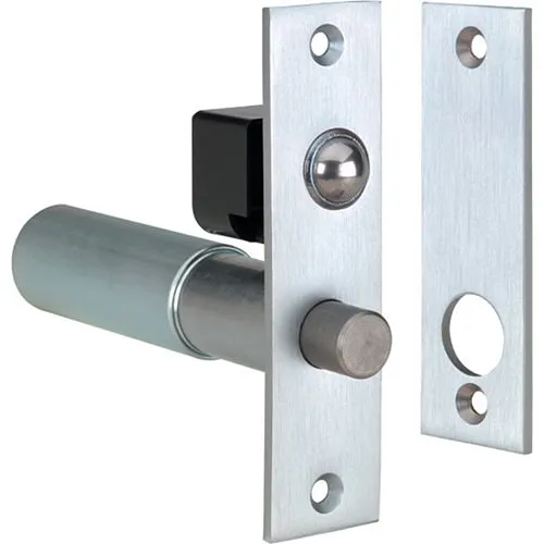 SDC 160IV Conventional Direct Throw Mortise Electric Bolt Lock, Auto-Relock, Failsafe, Dull Aluminum