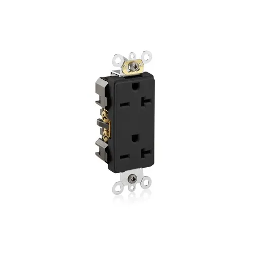 Leviton 16462-E REC Duplex Decora 20A 3-Wire 250V