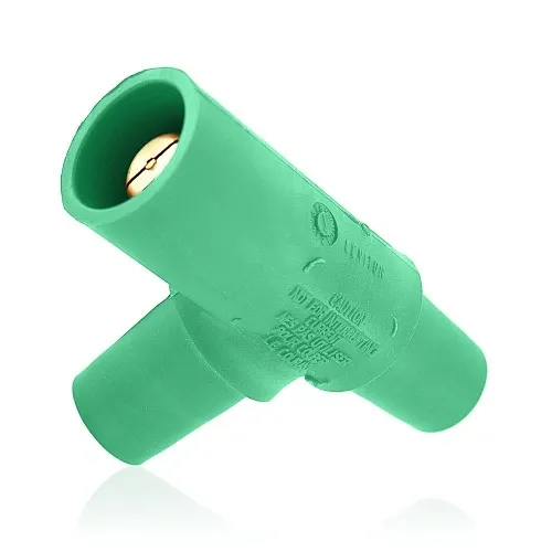 Leviton 16A22-UG 16 Series Taper Nose Multi-Way Connector, Green