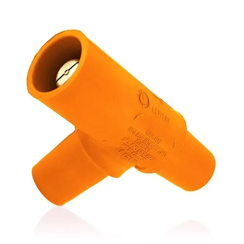 Leviton 16A22-UO 16 Series Taper Nose Multi-Way Connector, Orange