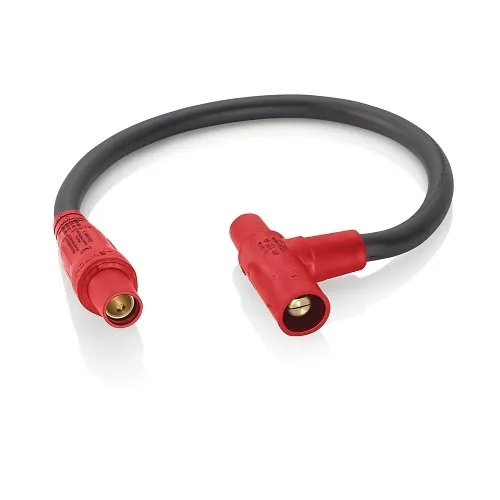 Leviton 16A32-UR 16 Series Cam-Type Taper Nose Soft Tapping Tee, 24" Cable Length, Red