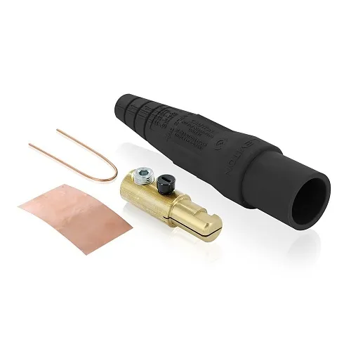 Leviton 16D21-UE EB Male Detach Plug Taper, 1 Set