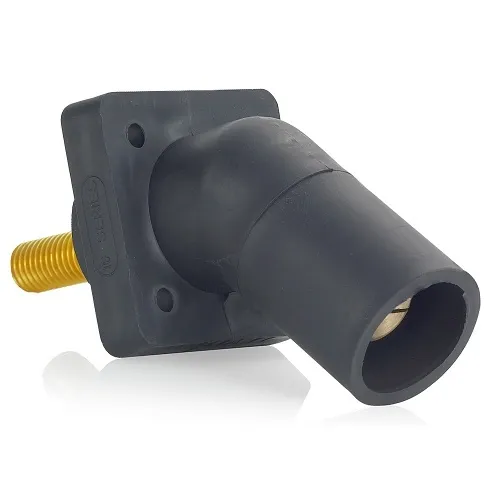 Leviton 16R29-1UE EB 16 Male Panel Receptacle 45° 1.125", 1.12"