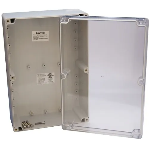 DITEK 171-109 NEMA 4X Enclosure, 10.43" 7.28" 3.74", Clear Cover