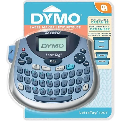 DYMO 1733013 LetraTag 100T Plus Label Maker, Blue