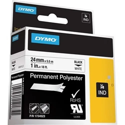 DYMO 1734523 Rhino Permanent Polyester Tape