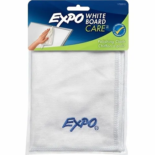 Expo 1752313 Microfiber Cleaning Cloth, 12" x 12", White