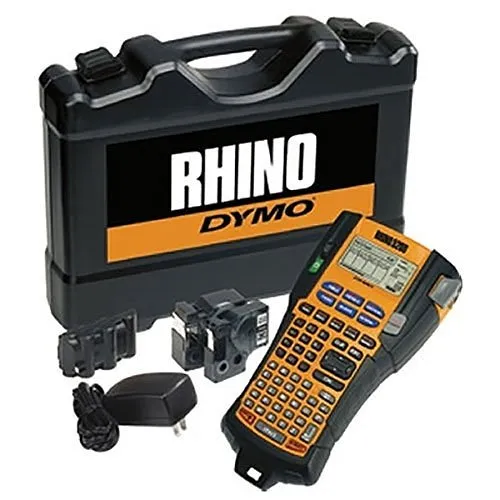 DYMO 1756589 Rhino 5200 Industrial Label Maker with Carry Case