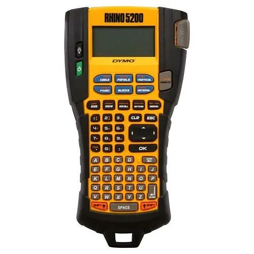 DYMO 1756589 Rhino 5200 Industrial Label Maker with Carry Case