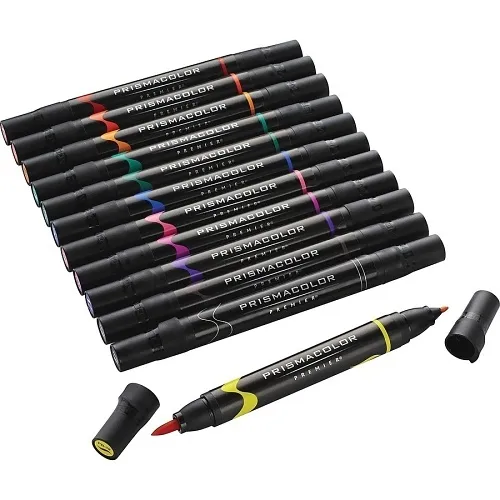 Prismacolor 1773297 Premier Dual-Ended Art Markers, 12-Pack, Assorted