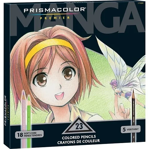 Prismacolor 1774800 Premier Colored Pencils, Manga Colors, 23-Pack