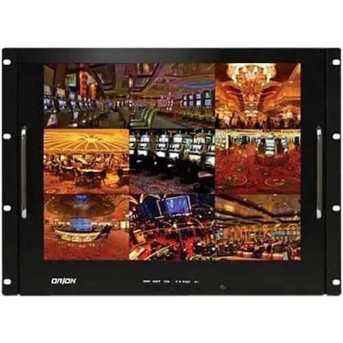 ORION Images 17RCR 17" RCR Series Rack Mount Ready LCD CCTV Monitor