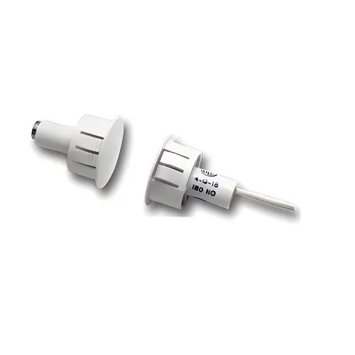 GRI 180-12-W W/10K CNT 3/4" Door Switch, 10K Resistor, White