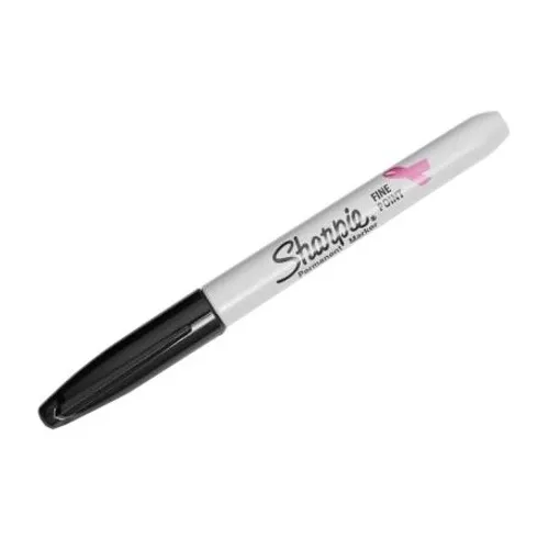Sharpie 1801742 Fine Point Pink Ribbon Permanent Marker, Black